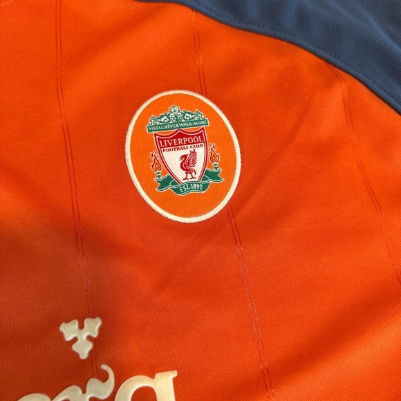 VTG Mens XL Liverpool ‘03/‘04 Orange Goalkeeper Jersey Soccer Jerzy Dudek. - Picture 8 of 15
